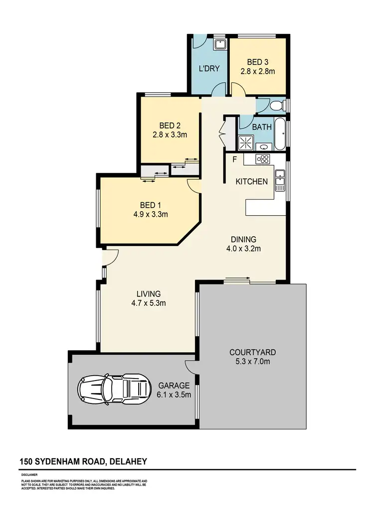 Floorplan of Homely house listing, 150 Sydenham Road, Delahey VIC 3037
