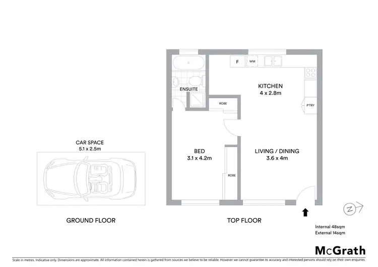 Floorplan of Homely apartment listing, 5/8 Seaforth Avenue, Woolooware NSW 2230