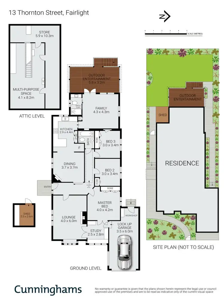 Floorplan of Homely house listing, 13 Thornton Street, Fairlight NSW 2094