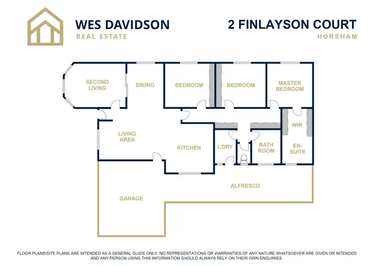 Floorplan of Homely house listing, 2 Finlayson Court, Horsham VIC 3400