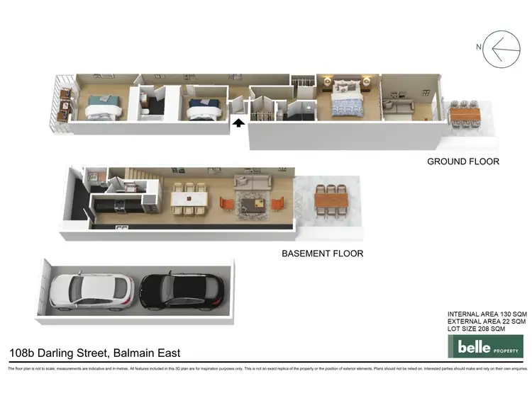 Floorplan of Homely house listing, 108B Darling Street, Balmain East NSW 2041