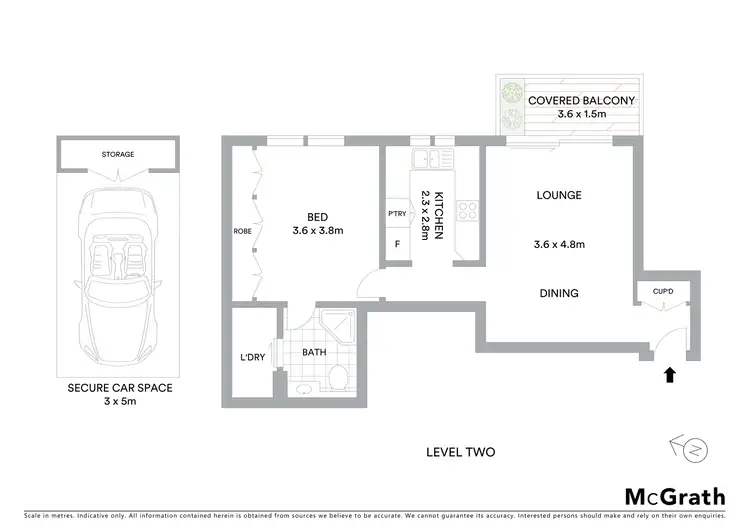 Floorplan of Homely apartment listing, 5/17 Penkivil Street, Willoughby NSW 2068