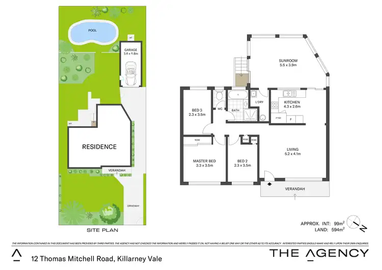 Floorplan of Homely house listing, 12 Thomas Mitchell Road, Killarney Vale NSW 2261