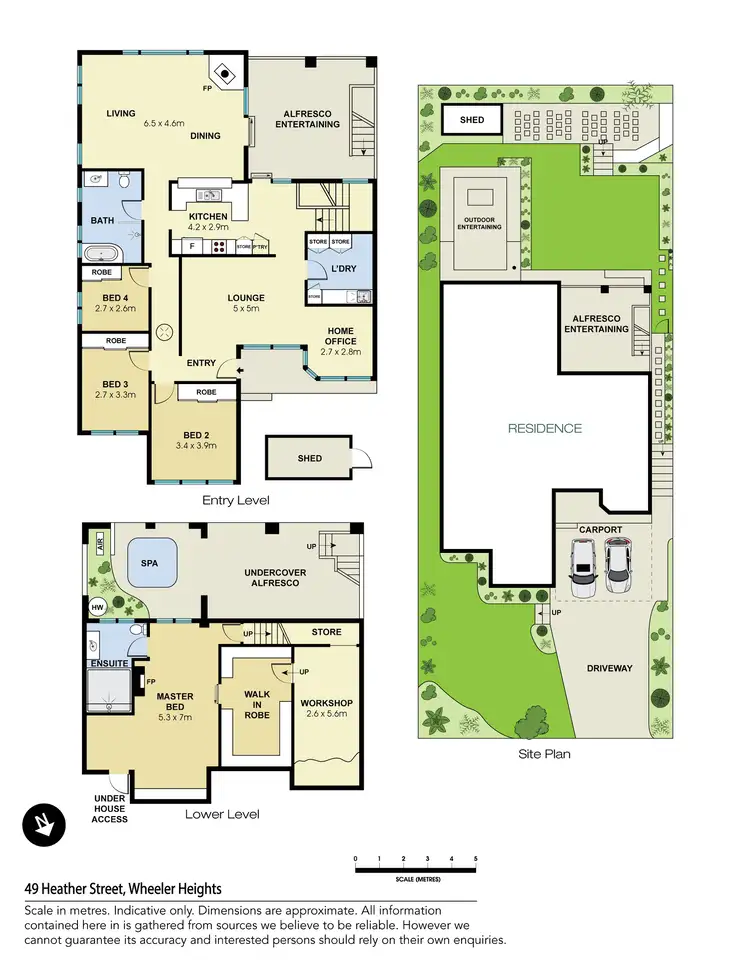 Floorplan of Homely house listing, 49 Heather Street, Wheeler Heights NSW 2097