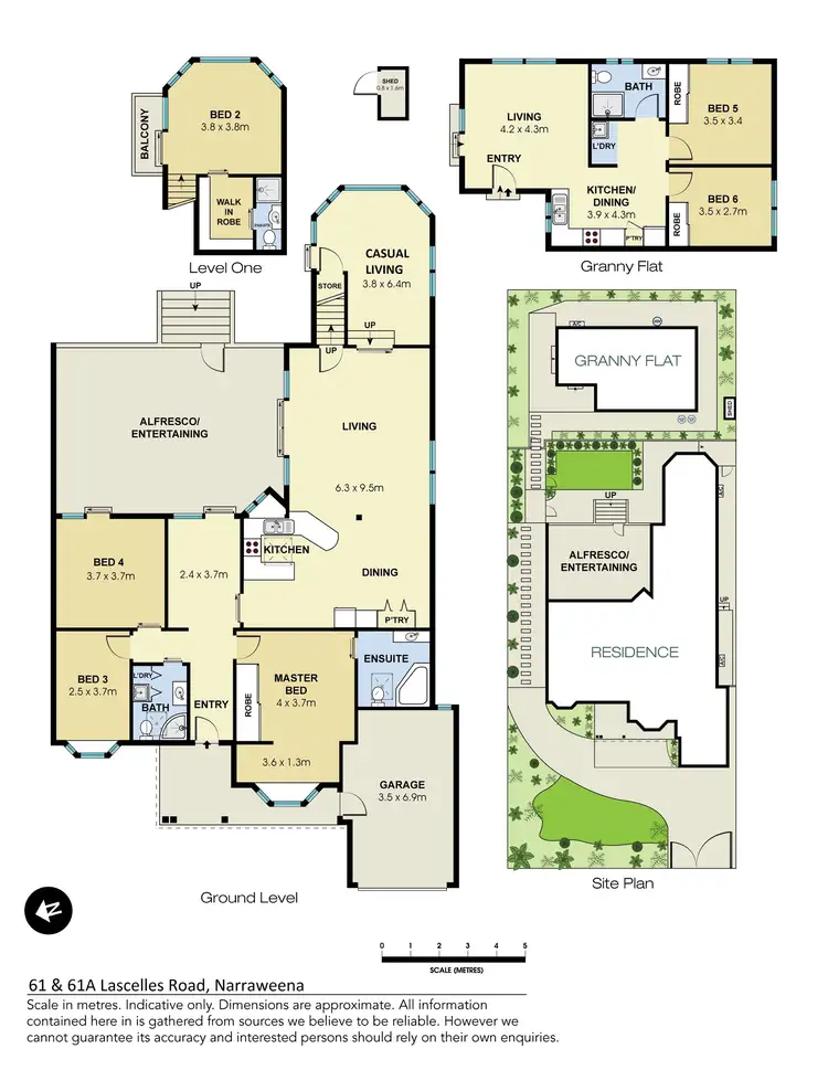 Floorplan of Homely house listing, 61 & 61A Lascelles Road, Narraweena NSW 2099