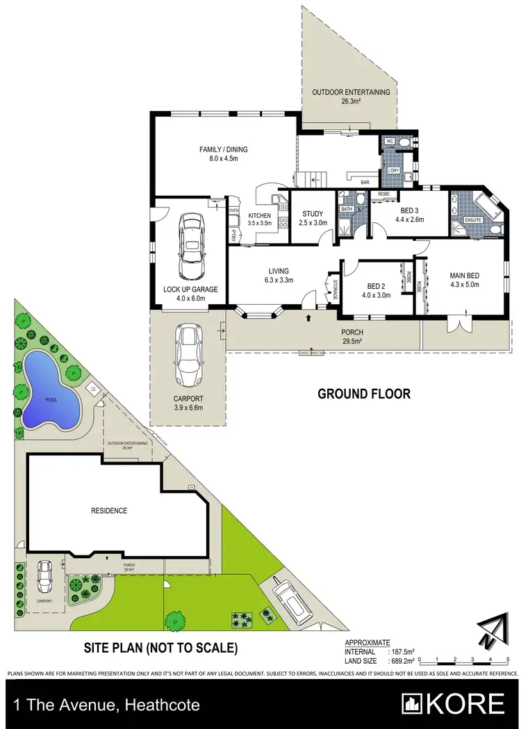 Floorplan of Homely house listing, 1 The Avenue, Heathcote NSW 2233