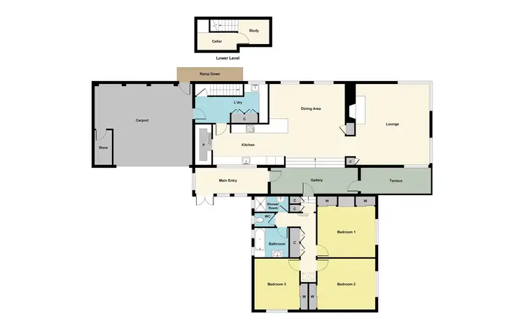 Floorplan of Homely house listing, 2038-2040 Geelong Road, Mount Helen VIC 3350