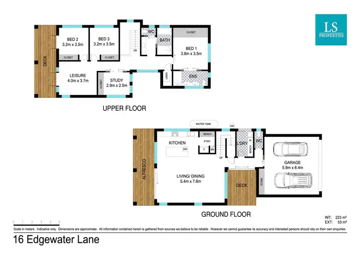 Floorplan of Homely house listing, 16 Edgewater Lane, Kingscliff NSW 2487
