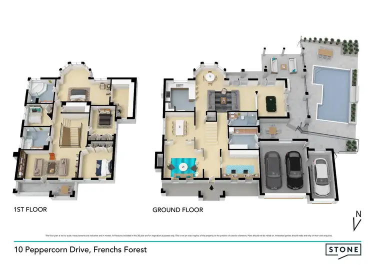 Floorplan of Homely house listing, 10 Peppercorn Drive, Frenchs Forest NSW 2086