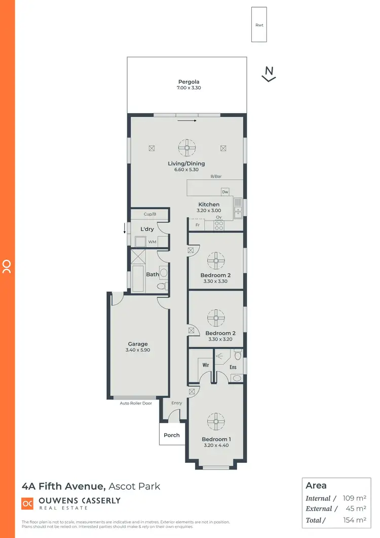 Floorplan of Homely house listing, 4A Fifth Avenue, Ascot Park SA 5043