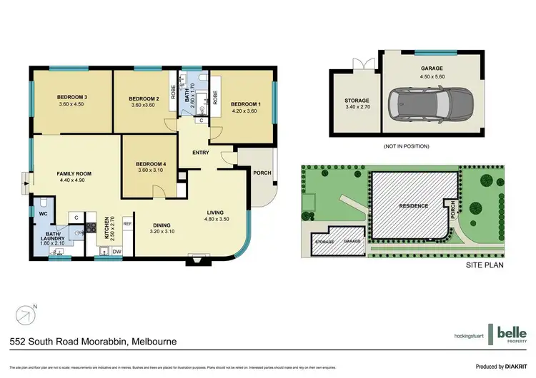 Floorplan of Homely house listing, 552 South Road, Moorabbin VIC 3189