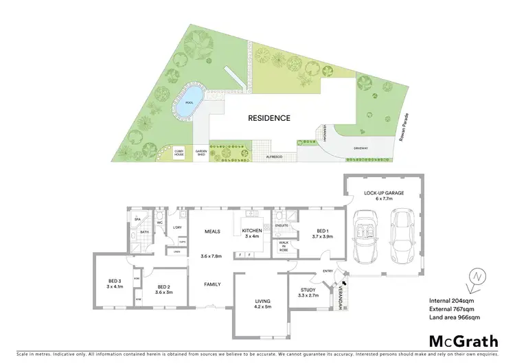 Floorplan of Homely house listing, 52 Rowan Parade, Wendouree VIC 3355