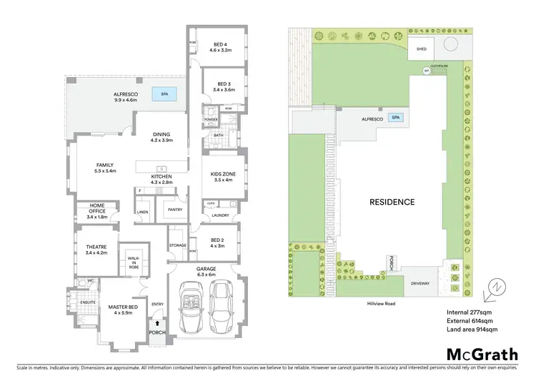 Floorplan of Homely house listing, 16 Hillview Road, Brown Hill VIC 3350