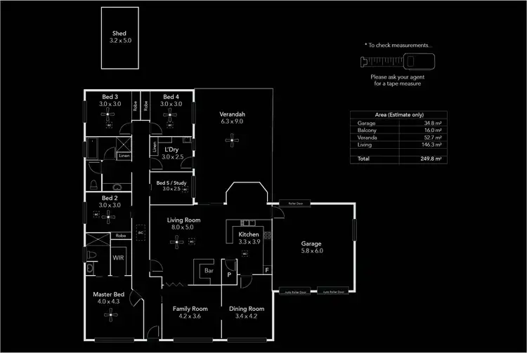 Floorplan of Homely house listing, 36 Parkview Avenue, Grange SA 5022
