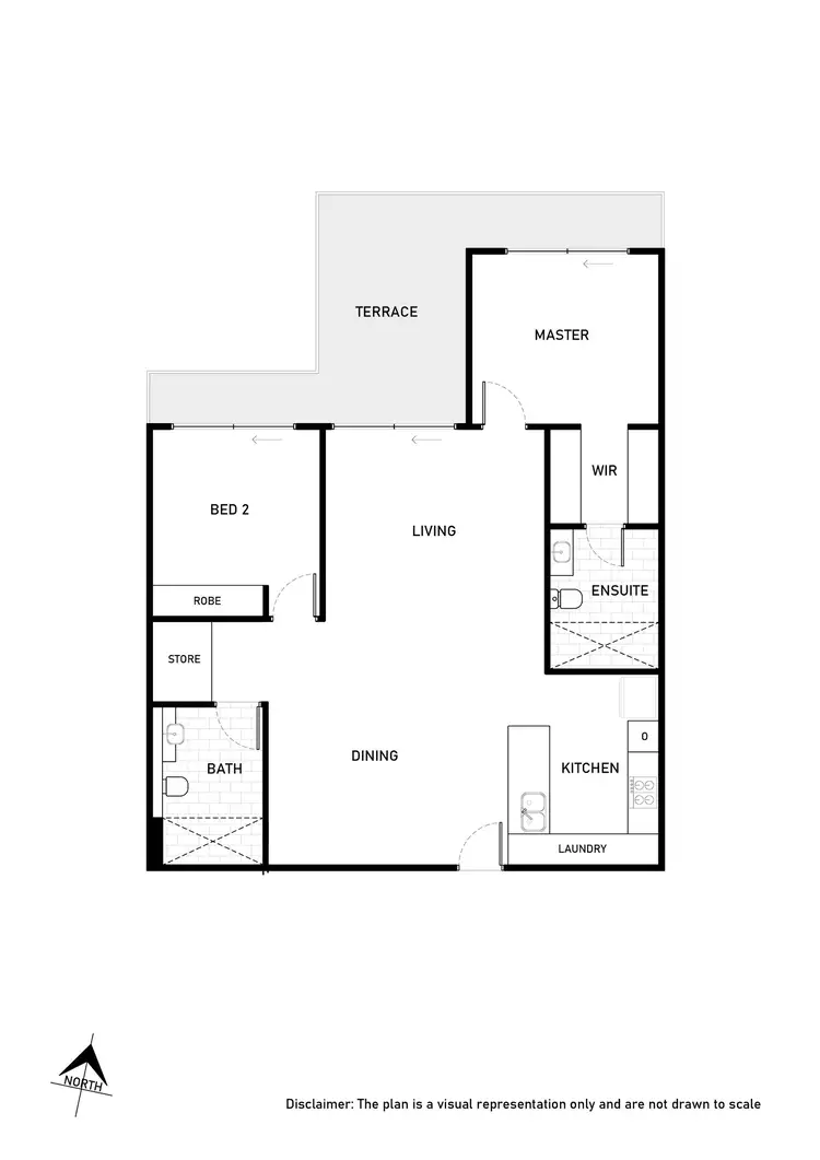 Floorplan of Homely unit listing, 59/18 Austin Street, Griffith ACT 2603