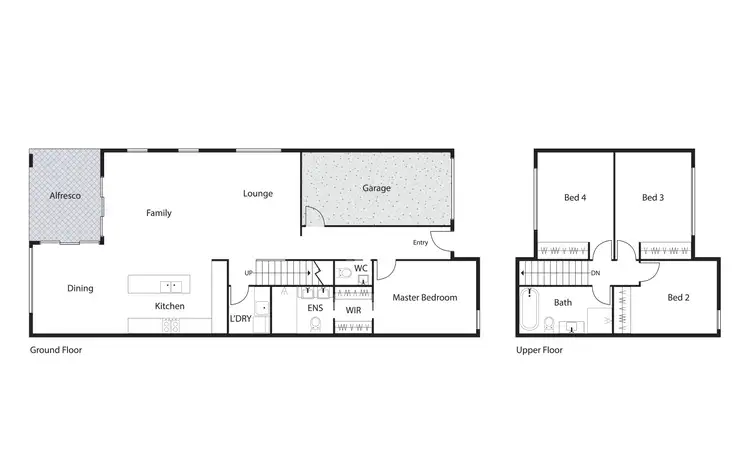 Floorplan of Homely house listing, 1/30 Hodgson Crescent, Pearce ACT 2607