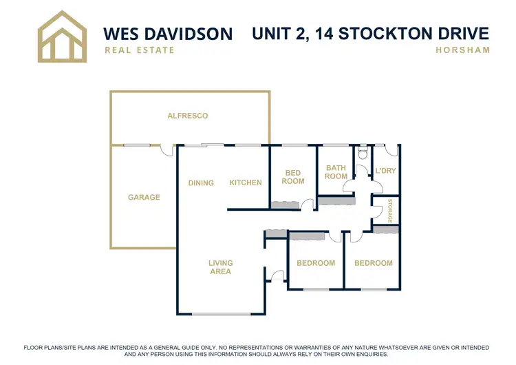 Floorplan of Homely unit listing, 2/14 Stockton Drive, Horsham VIC 3400