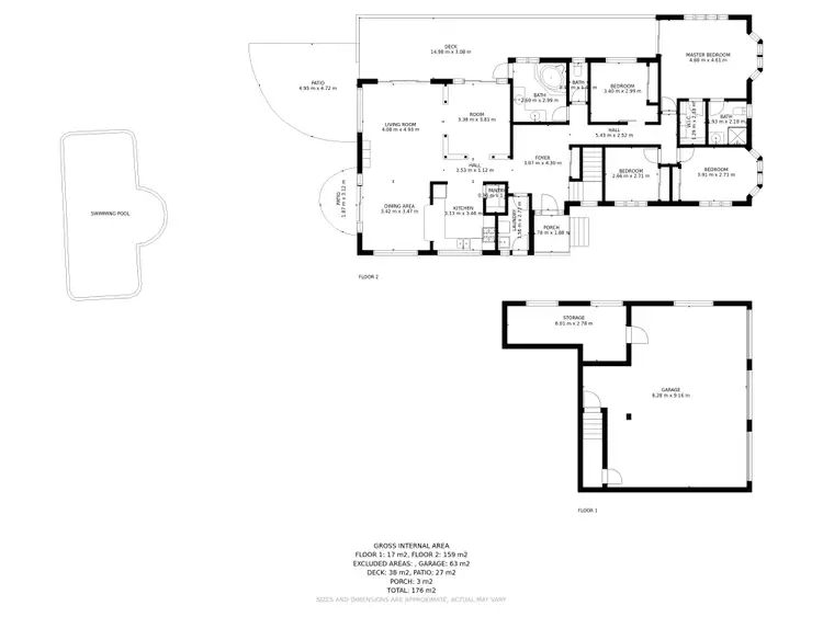 Floorplan of Homely house listing, 10 Alpha Close, Bayview Heights QLD 4868