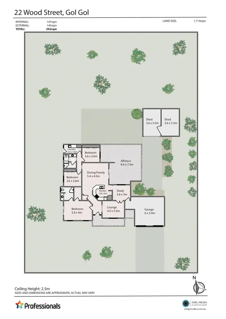 Floorplan of Homely house listing, 22 Wood Street, Gol Gol NSW 2738
