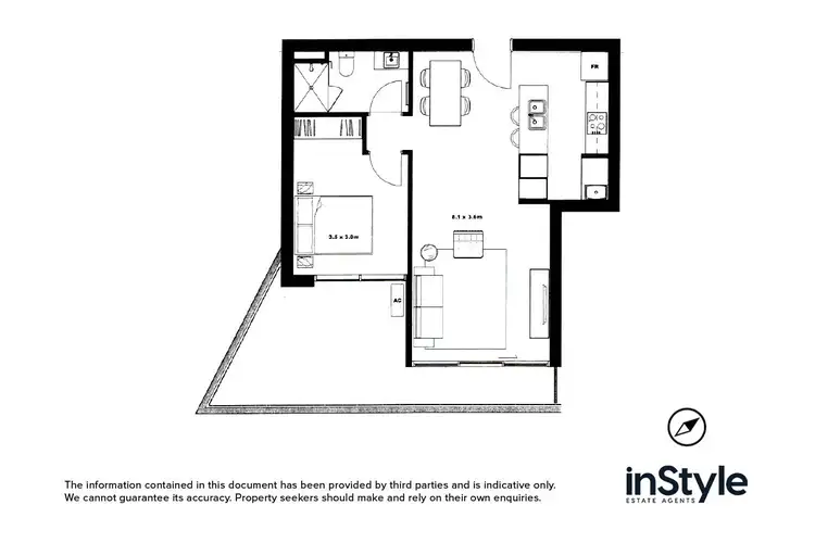 Floorplan of Homely apartment listing, 58/7 Irving Street, Phillip ACT 2606