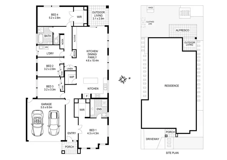 Floorplan of Homely house listing, 277 Mandalay Circuit, Beveridge VIC 3753