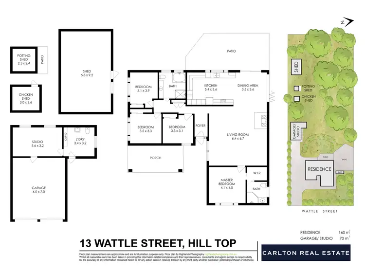 Floorplan of Homely house listing, 13 Wattle Street, Hill Top NSW 2575