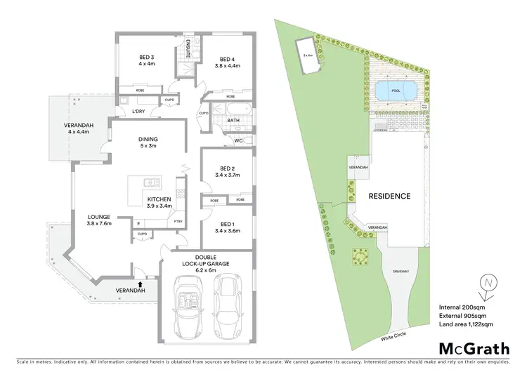 Floorplan of Homely house listing, 23 White Circle, Mudgee NSW 2850