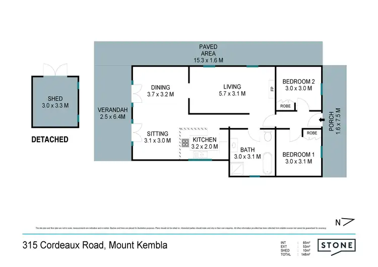 Floorplan of Homely house listing, 315 Cordeaux Road, Mount Kembla NSW 2526