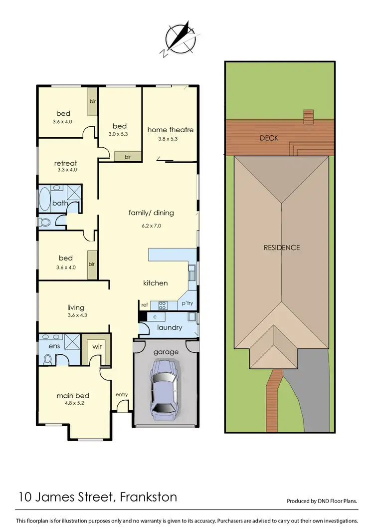 Floorplan of Homely house listing, 10 James Street, Frankston VIC 3199