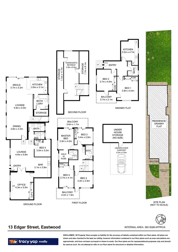 Floorplan of Homely house listing, 13 Edgar Street, Eastwood NSW 2122