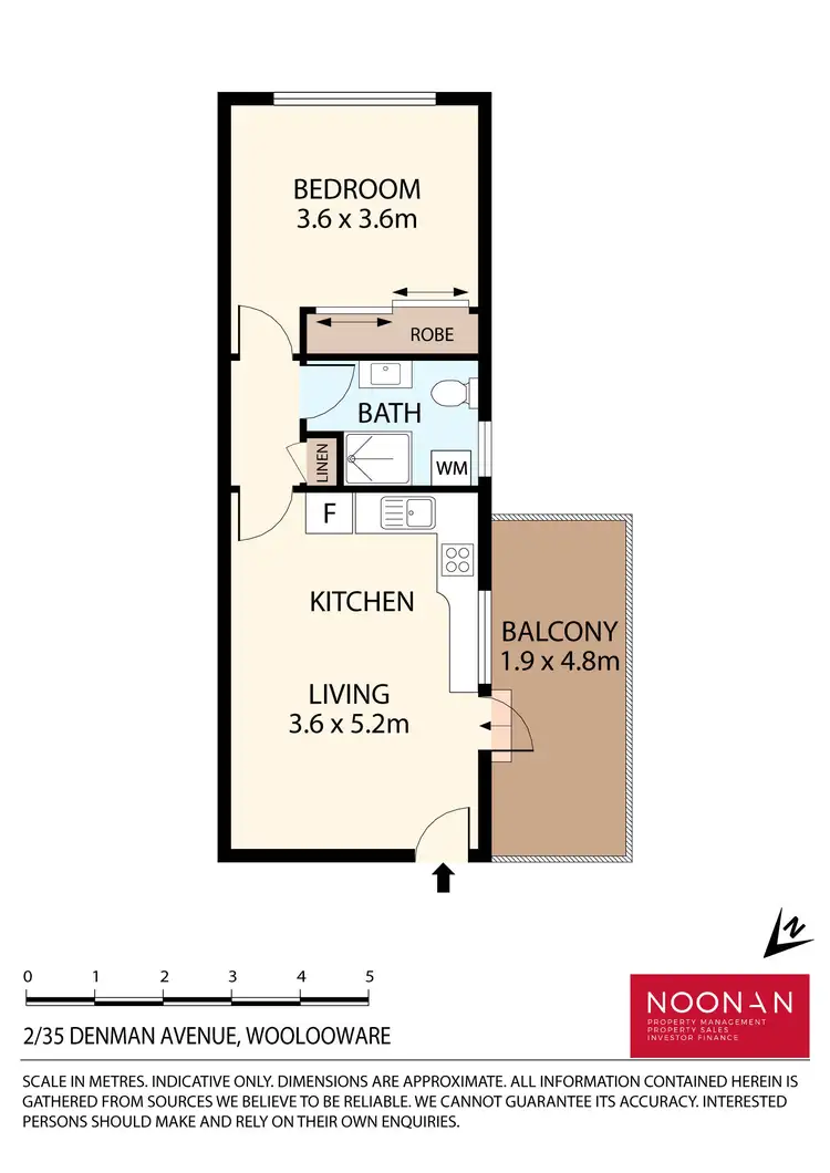 Floorplan of Homely apartment listing, 2/35 Denman Avenue, Woolooware NSW 2230