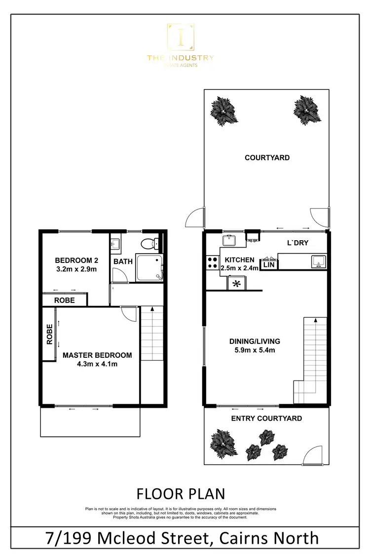 Floorplan of Homely apartment listing, 7/199 McLeod Street, Cairns North QLD 4870