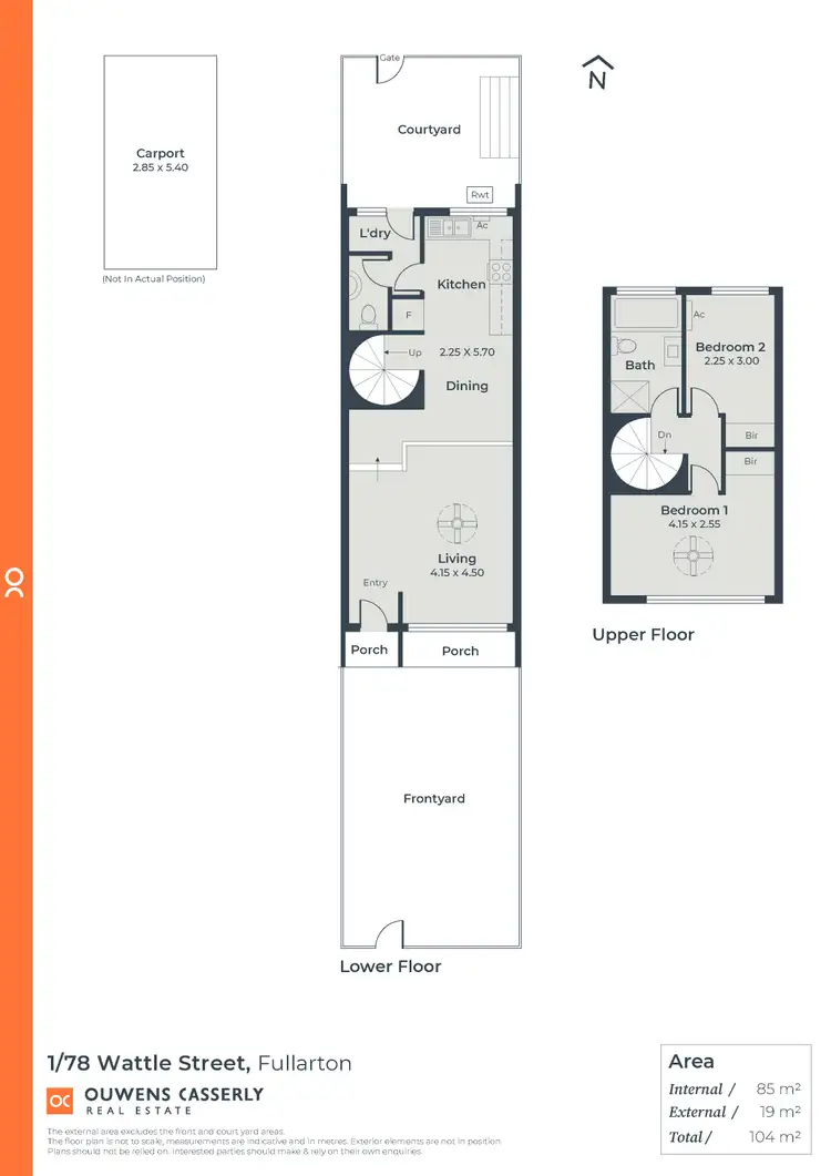 Floorplan of Homely house listing, 1/78 Wattle Street, Fullarton SA 5063