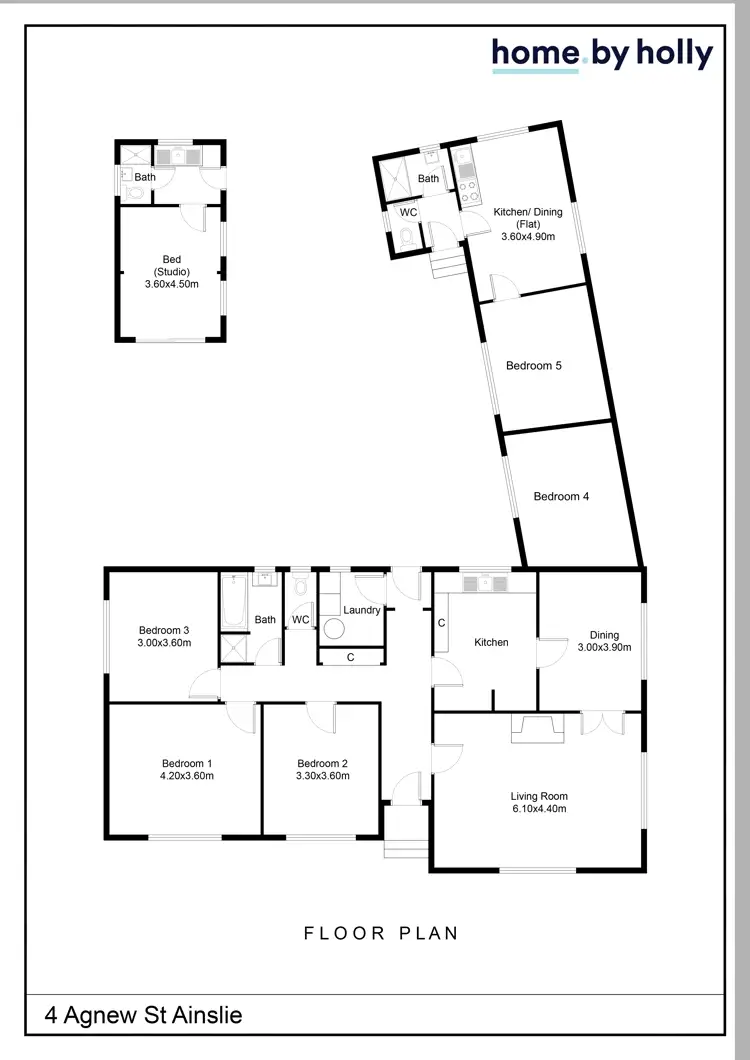Floorplan of Homely house listing, 4 Agnew Street, Ainslie ACT 2602