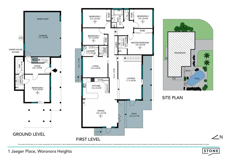 Floorplan of Homely house listing, 1 Jaeger Place, Woronora Heights NSW 2233