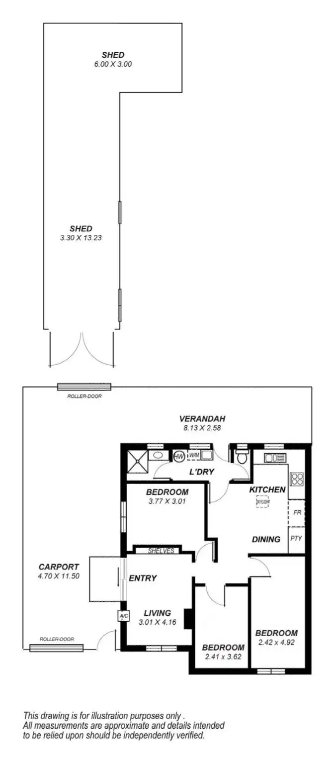 Floorplan of Homely house listing, 15 Chamberlain Street, Salisbury North SA 5108