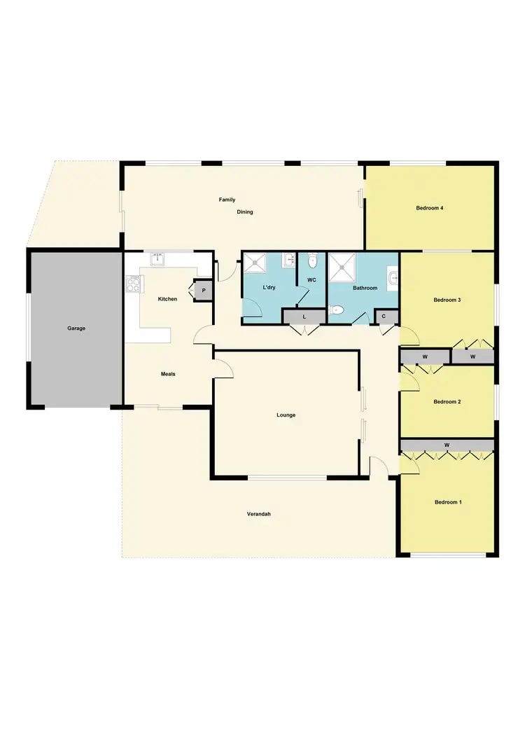 Floorplan of Homely house listing, 25 Walker Street, Stawell VIC 3380