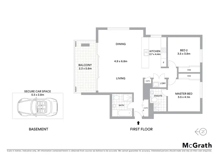 Floorplan of Homely apartment listing, 4/24 Sturdee Parade, Dee Why NSW 2099