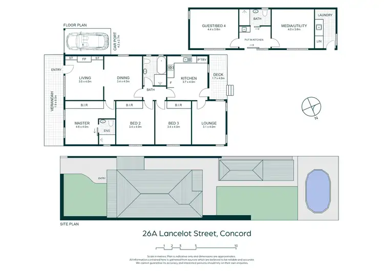 Floorplan of Homely house listing, 26a Lancelot Street, Concord NSW 2137