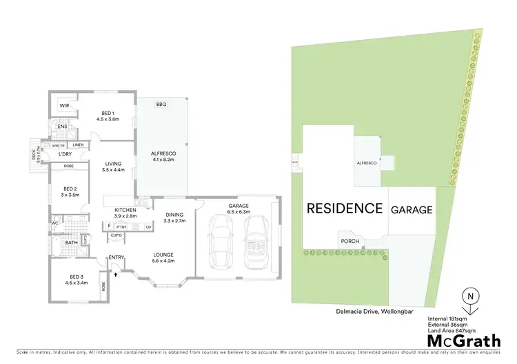 Floorplan of Homely house listing, 43 Dalmacia Drive, Wollongbar NSW 2477