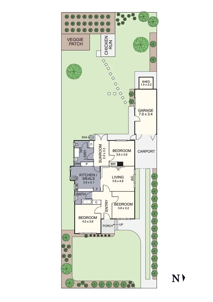 Floorplan of Homely house listing, 7 Shand Road, Reservoir VIC 3073