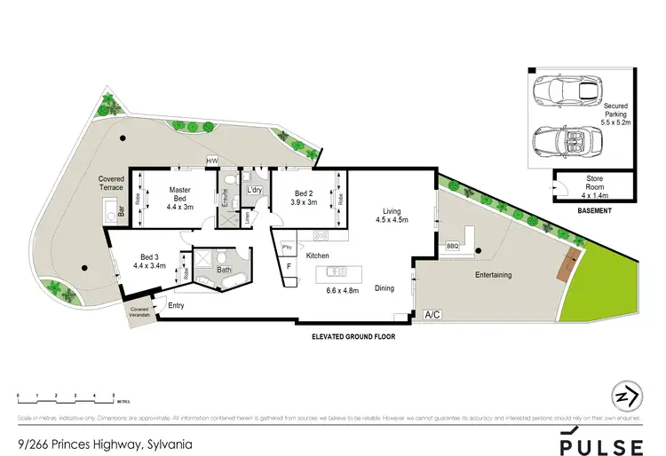 Floorplan of Homely apartment listing, 9/266 Princes Highway, Sylvania NSW 2224