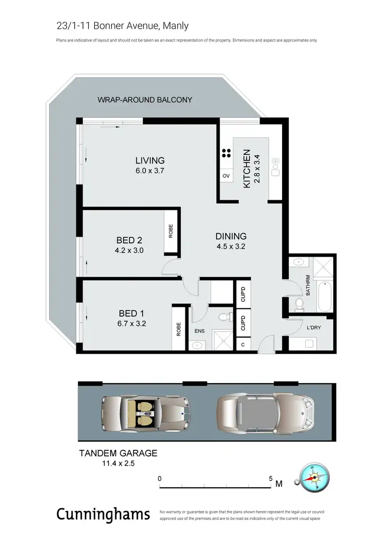 Floorplan of Homely apartment listing, 23/1-11 Bonner Avenue, Manly NSW 2095