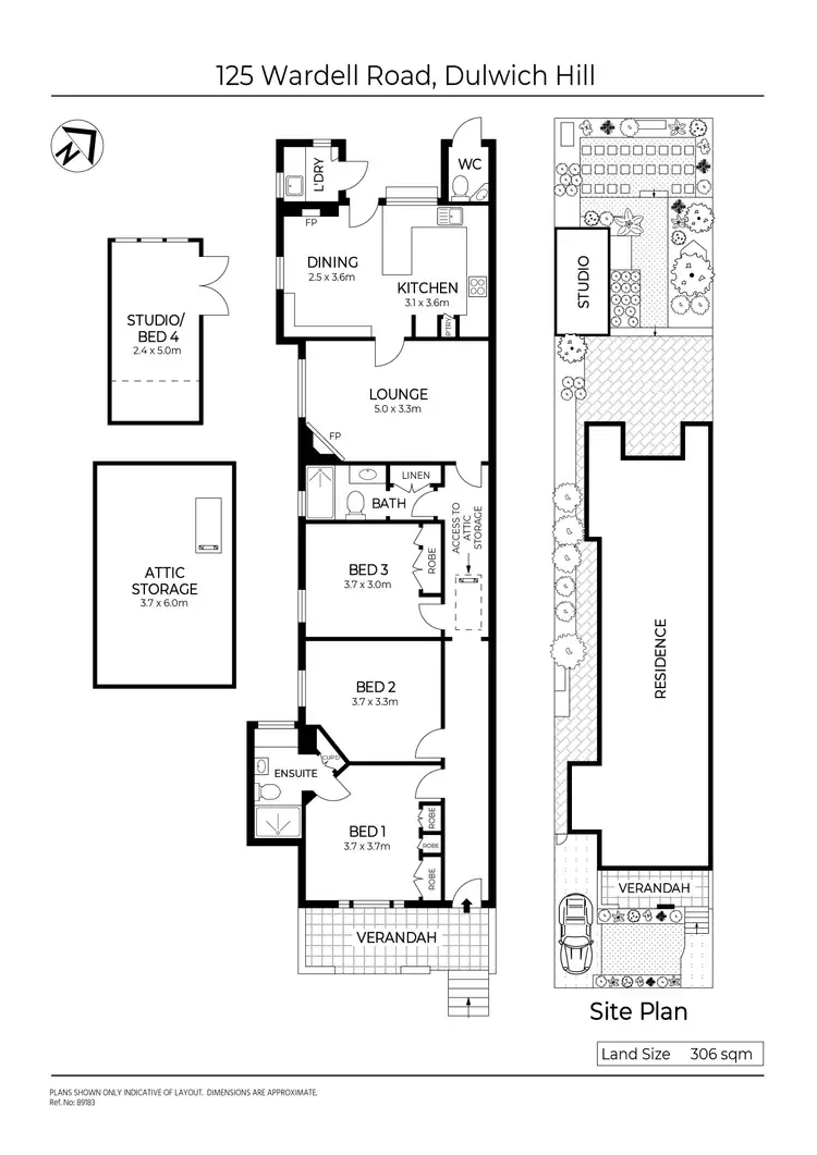 Floorplan of Homely house listing, 125 Wardell Road, Dulwich Hill NSW 2203