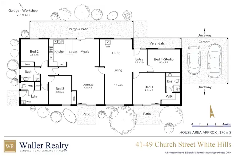 Floorplan of Homely house listing, 41-49 Church Street, White Hills VIC 3550