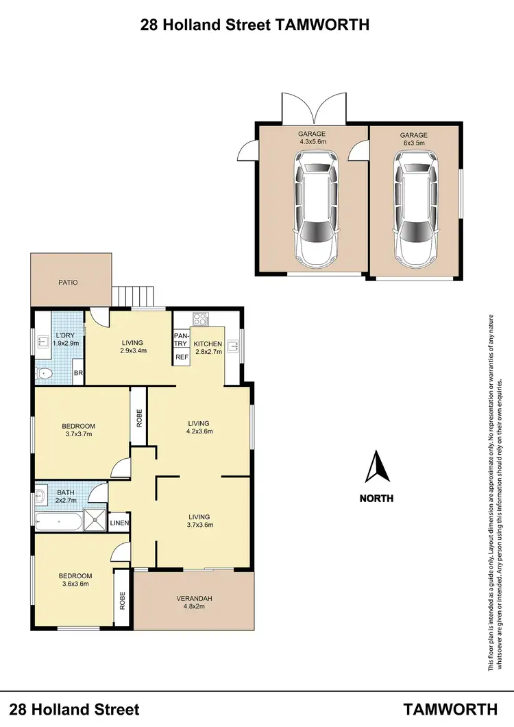 Floorplan of Homely house listing, 28 Holland Street, Tamworth NSW 2340