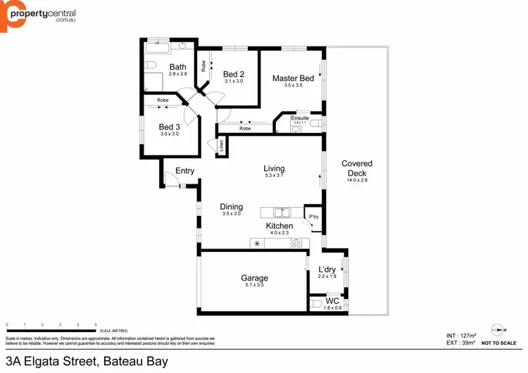Floorplan of Homely villa listing, 3a Elgata Street, Bateau Bay NSW 2261