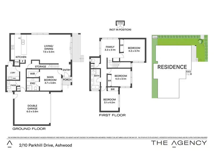 Floorplan of Homely townhouse listing, 2/10 Parkhill Drive, Ashwood VIC 3147