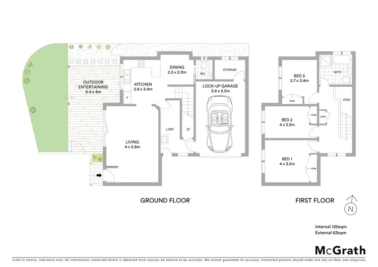 Floorplan of Homely townhouse listing, 1/14 Eloora Road, Long Jetty NSW 2261