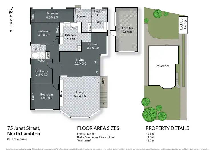 Floorplan of Homely house listing, 75 Janet Street, North Lambton NSW 2299
